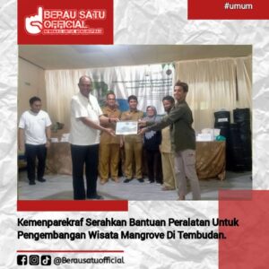 Kemenparekraf Serahkan Bantuan Peralatan Untuk Pengembangan Wisata Mangrove Di Tembudan