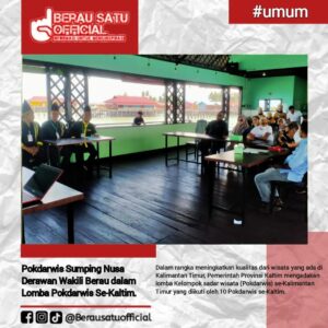 POKDARWIS SUMPING NUSA DERAWAN WAKILI BERAU DALAM LOMBA KELOMPOK SADAR WISATA TINGKAT PROVINSI KALIMANTAN TIMUR