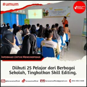 GENRE INDONESIA BERAU GELAR KEGIATAN SKILL EDITING