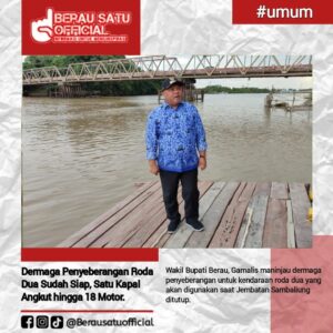 DERMAGA PENYEBRANGAN RODA DUA SUDAH SIAP, SATU KAPAL ANGKUT HINGGA 18 MOTOR