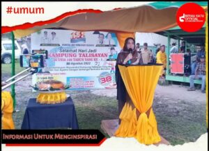 KAMPUNG TALISAYAN BERSTATUS MANDIRI, BUPATI BERHARAP BISA MENJADI CONTOH