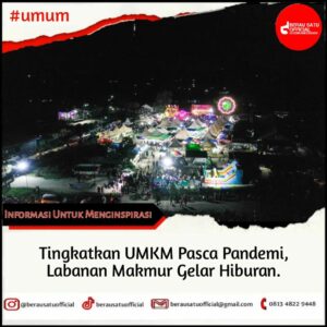 SEMARAKKAN HARI KEMERDEKAAN, KAMPUNG LABANAN MAKMUR GELAR PASAR RAKYAT