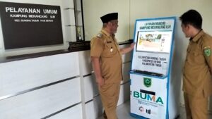 Kunjungi Kampung Merancang Ilir, Wabup Apresiasi Aplikasi Layanan Mandiri