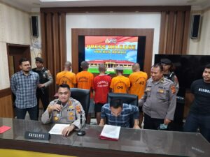 5 Orang Pelaku Illegal Mining Diamankan Polres Berau