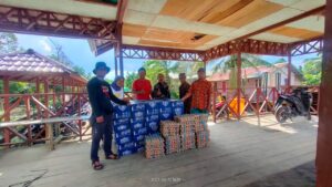 Sungai Kelay Kembali Meluap dan Rendam Beberapa Kampung, PT Berau Coal Salurkan Bantuan