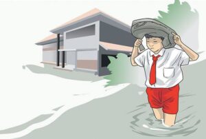 Banjir di Dua Kecamatan, Falentinus Keo Meo Meminta Disdik Segera Turun Lapangan