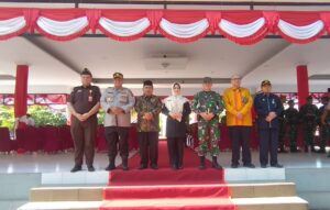 Pelaksanaan Apel Siaga Serentak Pencegahan Kaehutla Jelang Musim Kemarau