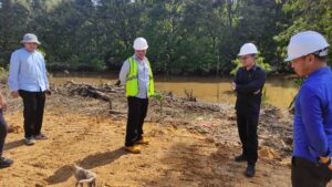 Pembangunan Intake Merancang Diperkirakan Rampung Selama 270 Hari