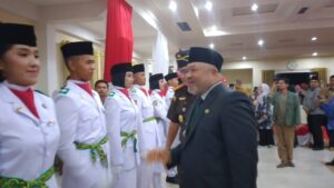 Gamalis Hadiri Upacara Pengukuhan Pasukan Pengibar Bendera Pusaka Tahun 2023
