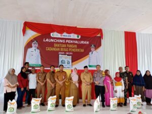 Launching Penyaluran Cadangan Pangan Pemerintah, Bupati Berharap Dapat Kurangi Pengeluaran Masyarakat
