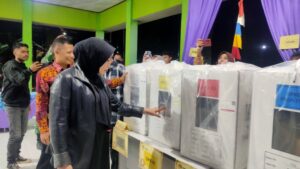 Jelang Pencoblosan, Bupati Bersama Dangan Jajaran Forkopimda Serta KPU dan Bawaslu Tinjau TPS