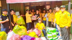 Salurkan Bantuan Banuanta Barsatu Harap Dapat Ringankan Beban Korban Kebakaran.