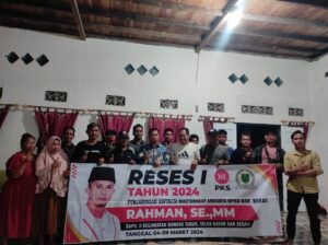 Gelar Reses 1 Tahun 2024, Rahman Komitmen Kawal Aspirasi Warga