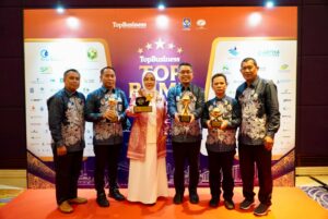 Hadiri Top BUMD Awards Tahun 2024, Perumda Air Minum Batiwakkal Berau Sabar 4 Pengharagaan