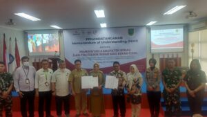 Bupati Berau Hadiri Penandatanganan MoU dengan Poltek Sinar Mas