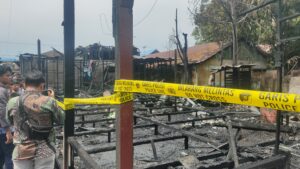Tujuh Rumah di Jalan Manunggal Ludes di Lahap Si Jago Merah