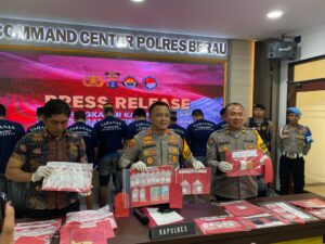 19 Orang Tersangka Dari 17 Kasus Berhasil Diamankan Polres Berau Sepanjang Ops Antik Mahakam 2024