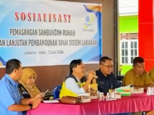 Gelar Sosialisasi Pemasangan SR di Labanan, Saipul Tekankan Pentingnya Air Bersih