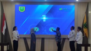 Bupati Berau Launching Perlindungan Jaminan Sosial Ketenagakerjaan Bagi Pekerja Rentan di Kabupaten Berau