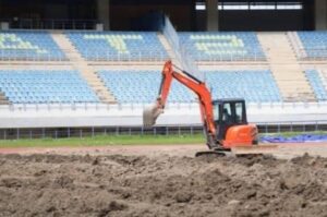 Dispora Kaltim Optimistis Renovasi Stadion Utama Palaran Selesai Tepat