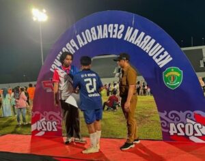 Dispora Kaltim Puji Semangat dan Sportivitas Peserta Kejuaraan Sepakbola Piala Gubernur Kaltim 2024